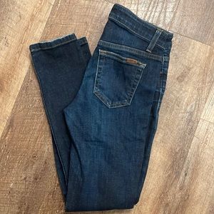Joe’s dark wash skinny jeans